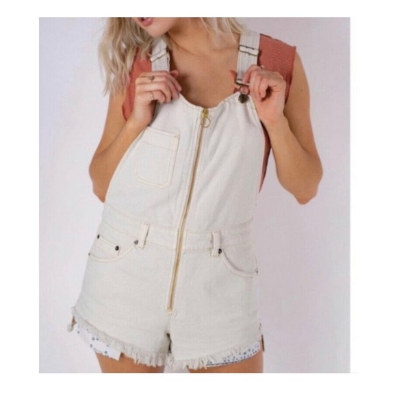 NWOT Free People Sunkissed Denim Shortall - Picture 4 of 6